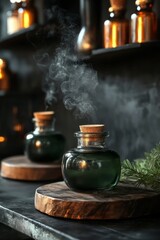 Mystical Elixir in a Dark Laboratory