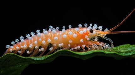 Vibrant and Intricate Caterpillar Crawling on a Green Leaf Showcasing the Remarkable Patterns Textures and Colors of This Fascinating Invertebrate in Its Natural Environment