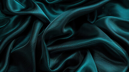 Fototapeta premium blue, teal and jade silk background