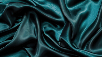 Obraz premium blue, teal and jade silk background