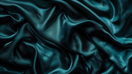 Obraz premium blue, teal and jade silk background