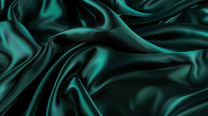 Obraz premium blue, teal and jade silk background