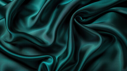 Obraz premium blue, teal and jade silk background