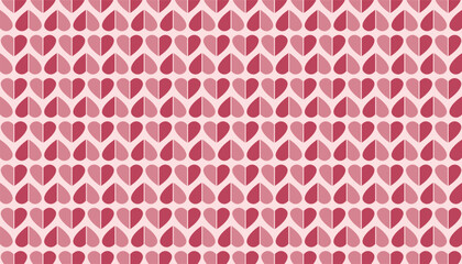 Beautiful heart shape seamless pattern wallpaper and background design for love.