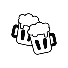 Cheers Emoji vector icon