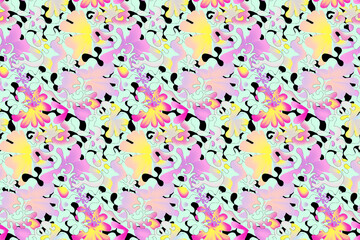 Dynamic Flow of Digital Abstract Art