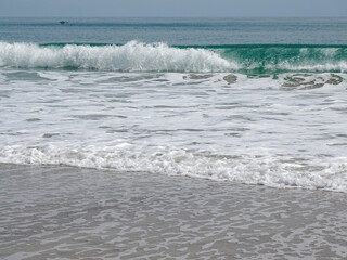 waves on the beach