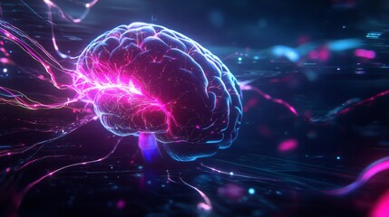 Vibrant High-Tech Network Elements with Soft Light