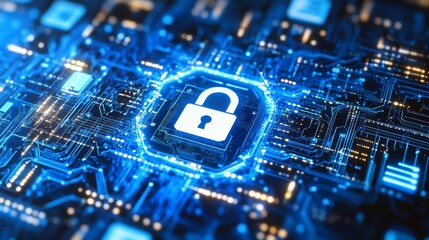 Abstract Digital Concept with Clean Lines and Textures