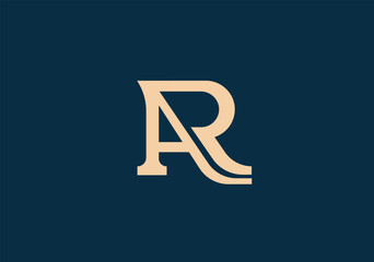 Creative elegant letter A vector emblem. A Logo Design.Bold letter R logo thick one line creative. letter R logo template combination with people shape