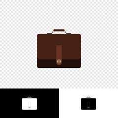 Stylish Brown Briefcase Vector Ideal for Office and Corporate Designs
