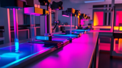 Fototapeta premium Advanced Materials in Science Laboratory Setup