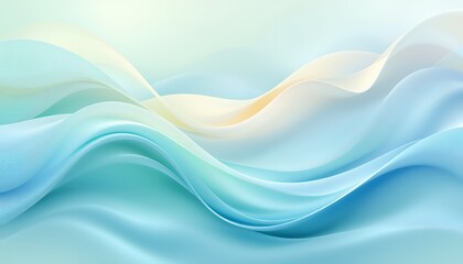 Fototapeta premium Abstract Blue and White Wavy Seamless Pattern Background Design