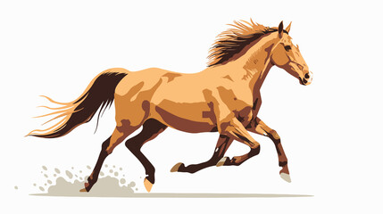 Obraz premium Strong Stallion Galloping Canter: Majestic Horse Running