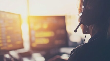 Diverse Dispatch Personnel with Soft Urban Background