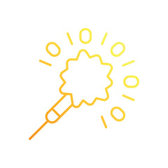 Sparkler  vector icon