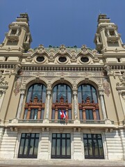 detail of the facade of the cathedral of st mary