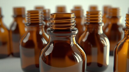 Amber Glass Bottles: Pharmaceutical Packaging