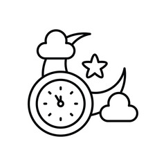 Clock Hands vector icon