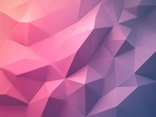 Obraz premium Abstract Pink and Purple Low Poly Background