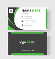 Modern business card design template set  with blue,   colorful business proposal  
