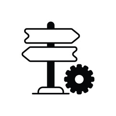 Decision Management vector icon