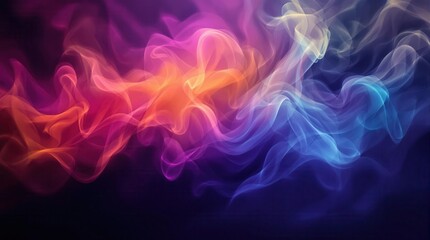 Obraz premium Abstract colorful smoke