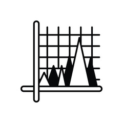 Chart vector icon