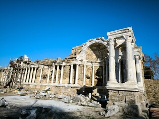 roman forum ruins , ruins of the roman forum rome side turkey