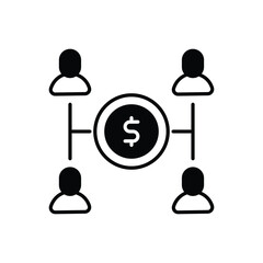 Crowd Funding vector icon