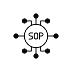 Sop vector icon