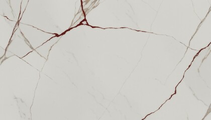 Polished white marble with subtle red accents