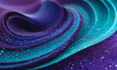 Glitter background in blue and purple colours