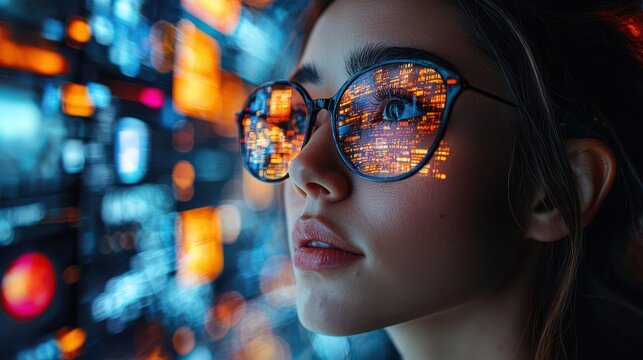 A digital marketer utilizing AI to analyze the performance of native content on multiple platforms.