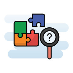 Problem Solving vector icon