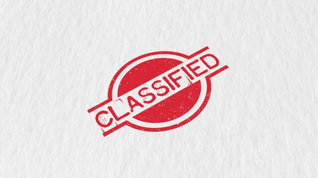 CLASSIFIED Stamp