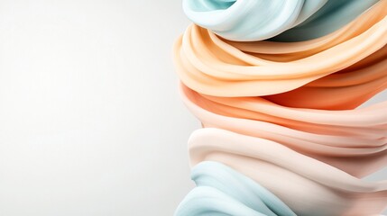 Colorful Abstract Fabric Wave