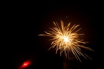 beautiful photos of fireworks captured while celebrating New Year's Eve