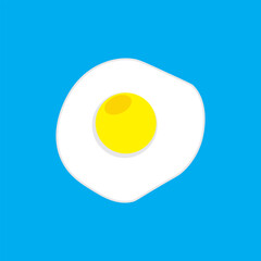 Fried egg vector design.