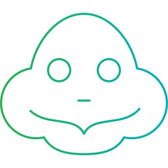 Turtle Face icon single vector illustration