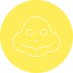 Turtle Face icon single vector illustration