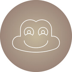 Frog Face icon single vector illustration
