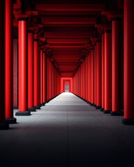 Red Pillars Corridor