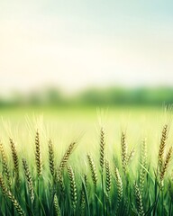 Fototapeta premium Wheat Field in Soft Light