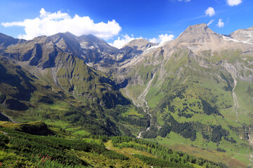 Grossglockner High Alpine Road. The Alps, Austria, Europe. 