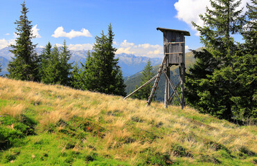 High Tauern National Park. Beautiful nature of the Austrian Alps. Hollersbach, Austria, Europe.
