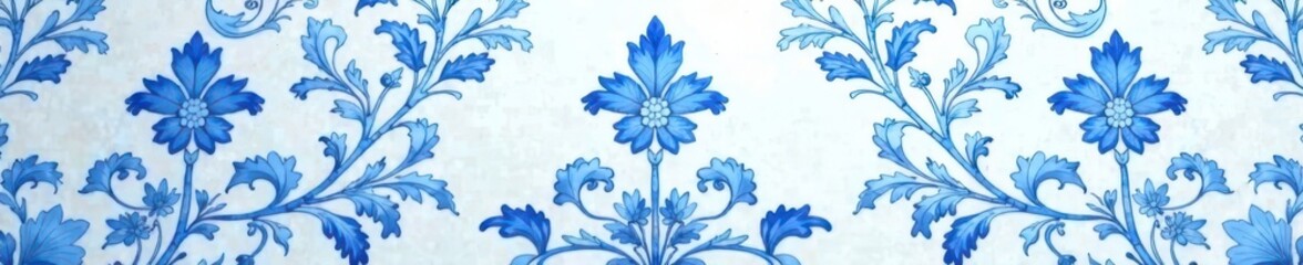Subtle blue and white porcelain-inspired pattern, photography, backdrop, asia