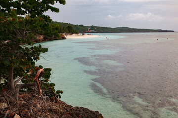 Beautiful tranquil beach at Club Amigo Guardalavaca resort hotel,, Guardalavaca, Holguin province,...