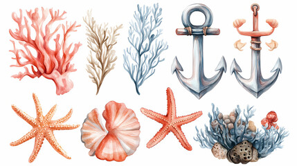 underwater decor anchor