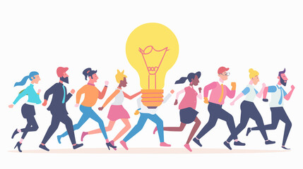 Innovative Leadership Creative Idea for Website Landing Page Business Concept